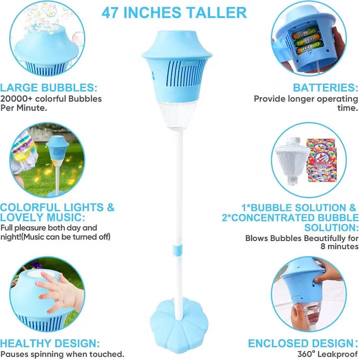 Automatic Handheld Bubble Machine for Kids